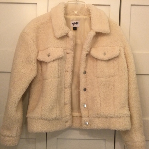 Vylette Jackets & Blazers - Sherpa Trucker Jacket
